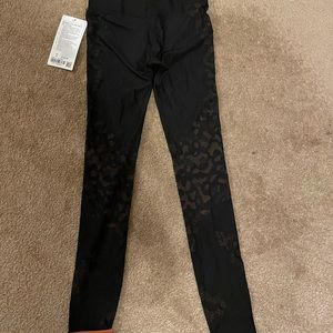 New Lululemon Black and Brown leggings